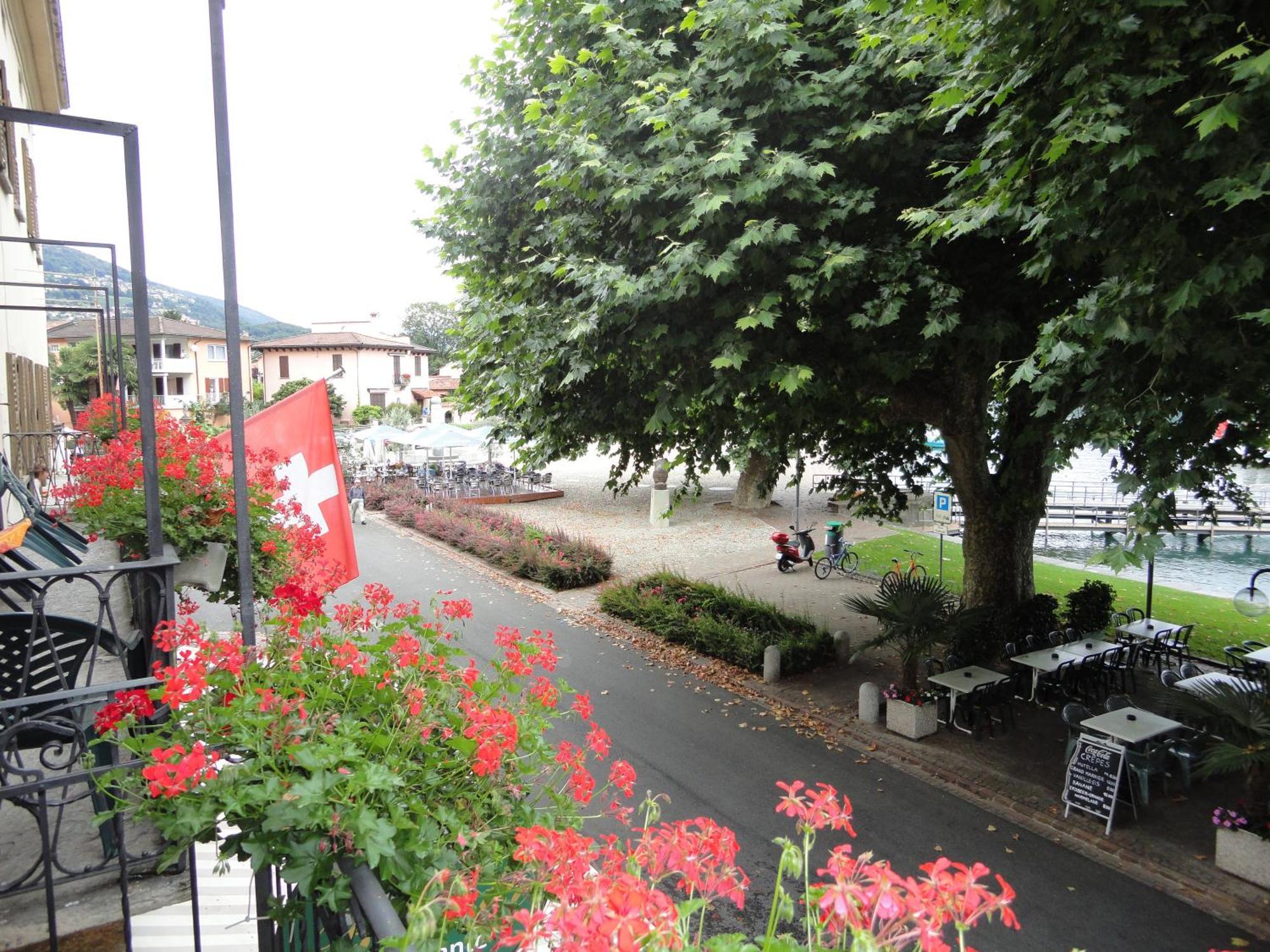 Osteria Battello Hotel Caslano Buitenkant foto